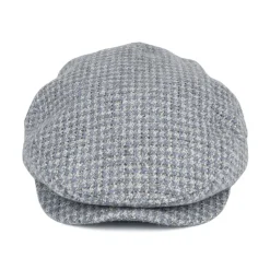 Fashion Casquette Plate Pied-de-Poule Hooligan bleu-blanc cassé Femme/Homme Casquettes Plates|Casquettes Plates
