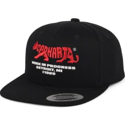 Clearance Casquette Snapback en Coton Rocky noir Homme Casquettes Homme