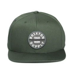 Clearance Casquette Snapback en Coton Oath III vétiver foncé Homme Casquettes De Baseball|Casquettes Homme