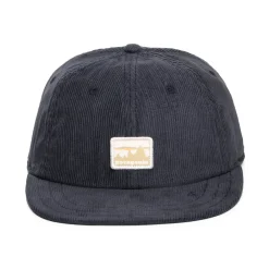 Outlet Casquette Snapback en Velours Côtelé 73 Skyline bleu marine Homme Casquettes Homme