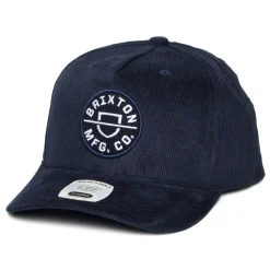 Cheap Casquette Snapback en Velours Côtelé Crest C NetPlus MP bleu marine délavé Homme Casquettes De Baseball|Casquettes Homme