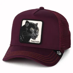 Cheap Casquette Trucker Black Panther bordeaux Homme Casquettes De Baseball|Casquettes Trucker