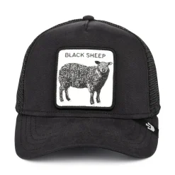 New Casquette Trucker Black Sheep noir Homme Casquettes De Baseball|Casquettes Trucker