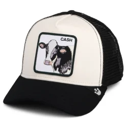 Cheap Casquette Trucker Cash Cow blanc-noir Homme Casquettes Trucker|Casquettes De Baseball