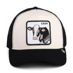 Cheap Casquette Trucker Cash Cow blanc-noir Homme Casquettes Trucker|Casquettes De Baseball