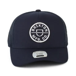 New Casquette Trucker Crest NetPlus MP bleu marine délavé Homme Casquettes Trucker|Casquettes Homme