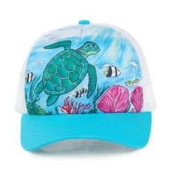 Flash Sale Casquette Trucker Enfant Artist Series mélange de bleus Homme/Enfant Garçons|Filles