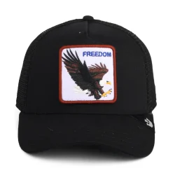 New Casquette Trucker Freedom Eagle noir Homme Casquettes Trucker|Casquettes De Baseball