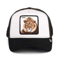 Shop Casquette Trucker King Lion blanc-noir Homme Casquettes Trucker|Casquettes De Baseball