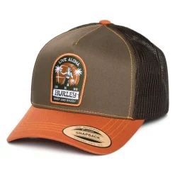 Store Casquette Trucker Live Aloha marron Homme Casquettes Trucker|Casquettes De Baseball