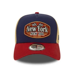 Store Casquette Trucker NE Patch A-Frame bleu marine-rouge Homme Casquettes Trucker|Casquettes Homme