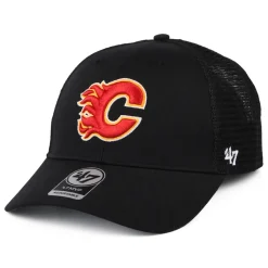 New Casquette Trucker NHL Branson MVP Calgary Flames noir Homme Casquettes Trucker|Casquettes Homme