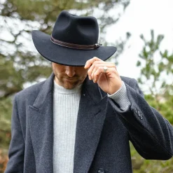 Cheap Chapeau Australien Déformable noir JAXON & JAMES Femme/Homme Chapeaux Trilby|Chapeaux Fedora