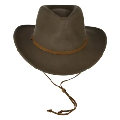Discount Chapeau Australien Déformable en Laine Feutrée Hydrofuge Avec Protège-Oreilles khaki Femme Chapeaux De Pluie|Chapeaux De Cowboy