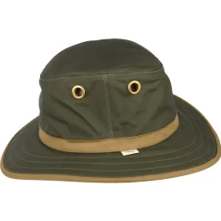 Cheap Chapeau Australien en Coton Ciré TWC7 olive Femme/Homme Chapeaux Été|Chapeaux De Pluie