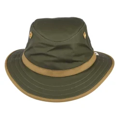 Cheap Chapeau Australien en Coton Ciré TWC7 olive Femme/Homme Chapeaux Été|Chapeaux De Pluie
