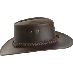 Online Chapeau Australien en Cuir Déformable marron JAXON & JAMES Femme Chapeaux De Cowboy|Chapeaux De Cowboy