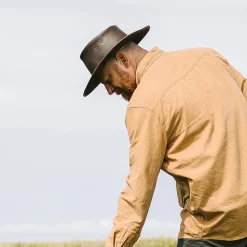 Online Chapeau Australien en Cuir Déformable marron JAXON & JAMES Femme Chapeaux De Cowboy|Chapeaux De Cowboy