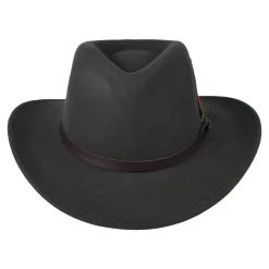 Online Chapeau Australien en Laine Feutrée Déformable Hydrofuge Dakota gris Femme/Homme Chapeaux Trilby|Chapeaux Fedora