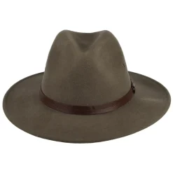 Cheap Chapeau Australien en Laine Feutrée Hydrofuge Winston marron Femme/Homme Chapeaux Trilby|Chapeaux Fedora