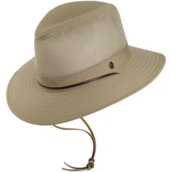Flash Sale Chapeau Australien Ventilé khaki JAXON & JAMES Homme Chapeaux Fedora|Chapeaux Été