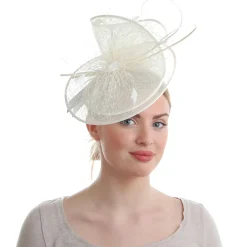 Clearance Chapeau Bibi Perdita ivoire Femme Chapeaux Cérémonie|Chapeaux Bibi