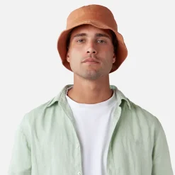 Outlet Chapeau Bob en Coton Calomba orange Femme/Homme Chapeaux Bob|Bobs