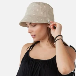 Clearance Chapeau Bob en Coton Kimbee marron clair Femme Chapeaux Été|Chapeaux Bob