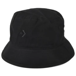 Clearance Chapeau Bob en Coton Sergé à Chevrons noir Femme/Homme Chapeaux Bob|Bobs