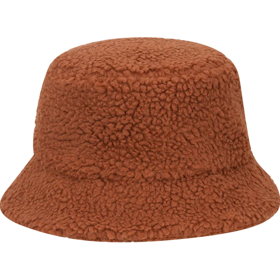 Shop Chapeau Bob en Fausse Fourrure Sherpa Kirsten rouille Femme Fausse Fourrure|Chapeaux Hiver