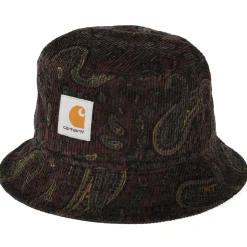 Hot Chapeau Bob en Velours Côtelé Paisley mélange de bordeaux Femme/Homme Chapeaux Bob|Bobs