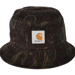 Hot Chapeau Bob en Velours Côtelé Paisley mélange de bordeaux Femme/Homme Chapeaux Bob|Bobs