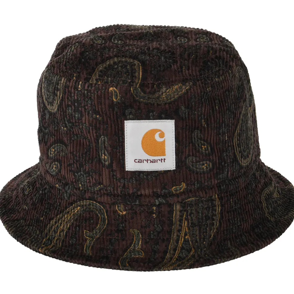 Hot Chapeau Bob en Velours Côtelé Paisley mélange de bordeaux Femme/Homme Chapeaux Bob|Bobs