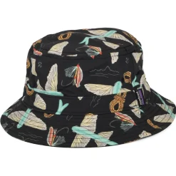 Store Chapeau Bob Flyfish Wavefarer noir-multi Femme/Homme Chapeaux Bob|Chapeaux Été