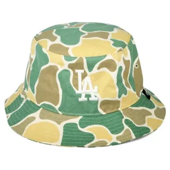 Clearance Chapeau Bob MLB Duck Camo L.A. Dodgers naturel-olive Femme/Homme Chapeaux Bob|Bobs