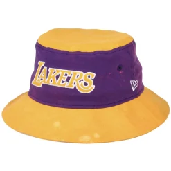 Best Chapeau Bob NBA Washed Pack L.A. Lakers jaune-violet Femme/Homme Chapeaux Bob|Bobs