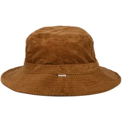 Clearance Chapeau Bob Pliable en Velours Côtelé Petra caramel Femme Chapeaux Bob|Chapeaux Femme