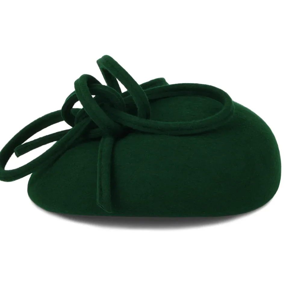 Shop Chapeau Calot en Laine avec Boucles Rosey forêt Femme Chapeaux Cérémonie|Chapeaux Calots