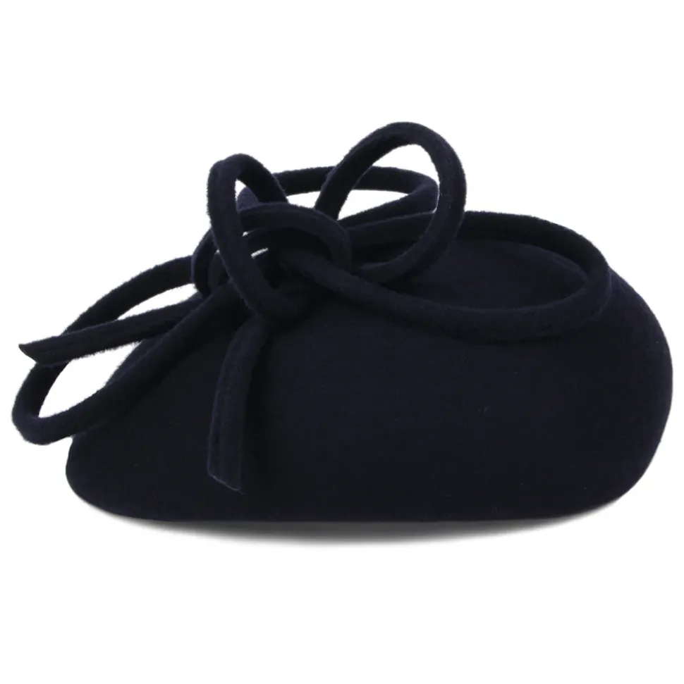 Flash Sale Chapeau Calot en Laine avec Boucles Rosey bleu marine Femme Chapeaux Cérémonie|Chapeaux Calots