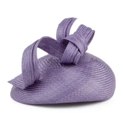 Best Sale Chapeau Calot en Paille Duchesse De Cambridge lavande Femme Chapeaux De Paille|Chapeaux Cérémonie
