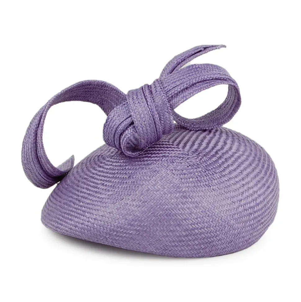 Best Sale Chapeau Calot en Paille Duchesse De Cambridge lavande Femme Chapeaux De Paille|Chapeaux Cérémonie