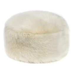 Best Chapeau Calot Femme Hiver en Fausse Fourrure ivoire Femme Fausse Fourrure|Chapeaux Hiver