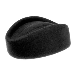 New Chapeau Calot Hôtesse de l'Air noir SUR LA TÊTE Femme Chapeaux Cérémonie|Chapeaux Calots