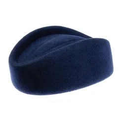 Shop Chapeau Calot Hôtesse de l'Air bleu marine SUR LA TÊTE Femme Chapeaux Cérémonie|Chapeaux Calots