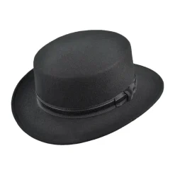 Fashion Chapeau Canotier Bernadette noir SUR LA TÊTE Femme Petite Tailles|Chapeaux Hiver