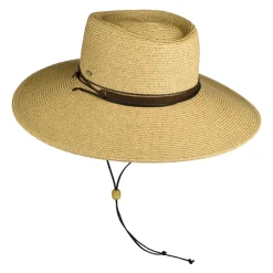 Store Chapeau Canotier en Papier Tressé Bruges naturel Femme Chapeaux Été|Chapeaux Femme