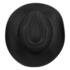Flash Sale Chapeau de Cowboy en Cuir de Buffle noir JAXON & JAMES Femme/Homme Chapeaux De Cowboy|Chapeaux De Cowboy
