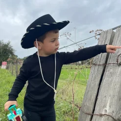Sale Chapeau de Cowboy Enfant noir-blanc JAXON & JAMES Femme/Enfant Garçons|Chapeaux De Cowboy