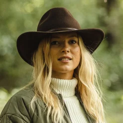 Outlet Chapeau de Cowboy Sedona marron JAXON & JAMES Femme Chapeaux De Cowboy|Chapeaux De Cowboy