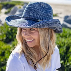 Best Sale Chapeau de Cowboy Sunset denim Femme Chapeaux Été|Chapeaux Femme
